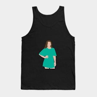 Teal Girl Tank Top